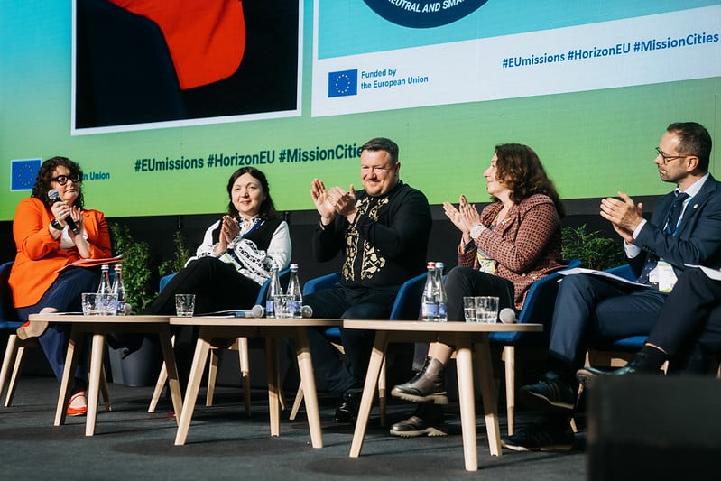 Ukrainian cities in the SUN4Ukriane project attend the EU Mission Cities Conference in Vilnius_Copyright NetZeroCities 1 Ukrainian cities in the SUN4Ukriane project attend the EU Mission Cities Conference in Vilnius_Copyright NetZeroCities